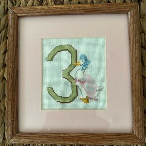 Needlepoint Nursery Picture